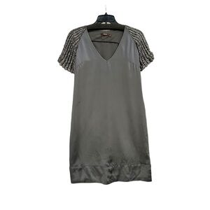 REISS | Sequin Sleeve Dress